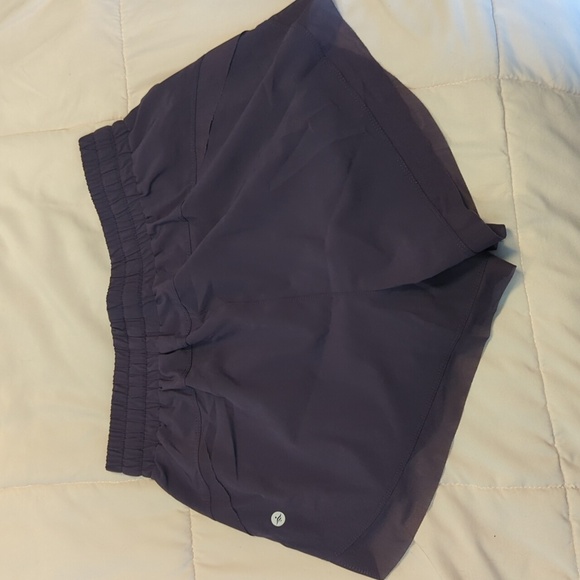 NWT HALARA Navy Cosmos Mid Rise 2-in-1 Flowy Running Shorts 3'', US S - Picture 2 of 7